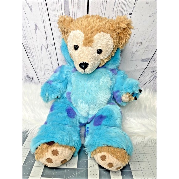 DUFFY The Disney Bear Blue Sully Costume Monsters Inc Hidden Disneyland 17" - Picture 2 of 5